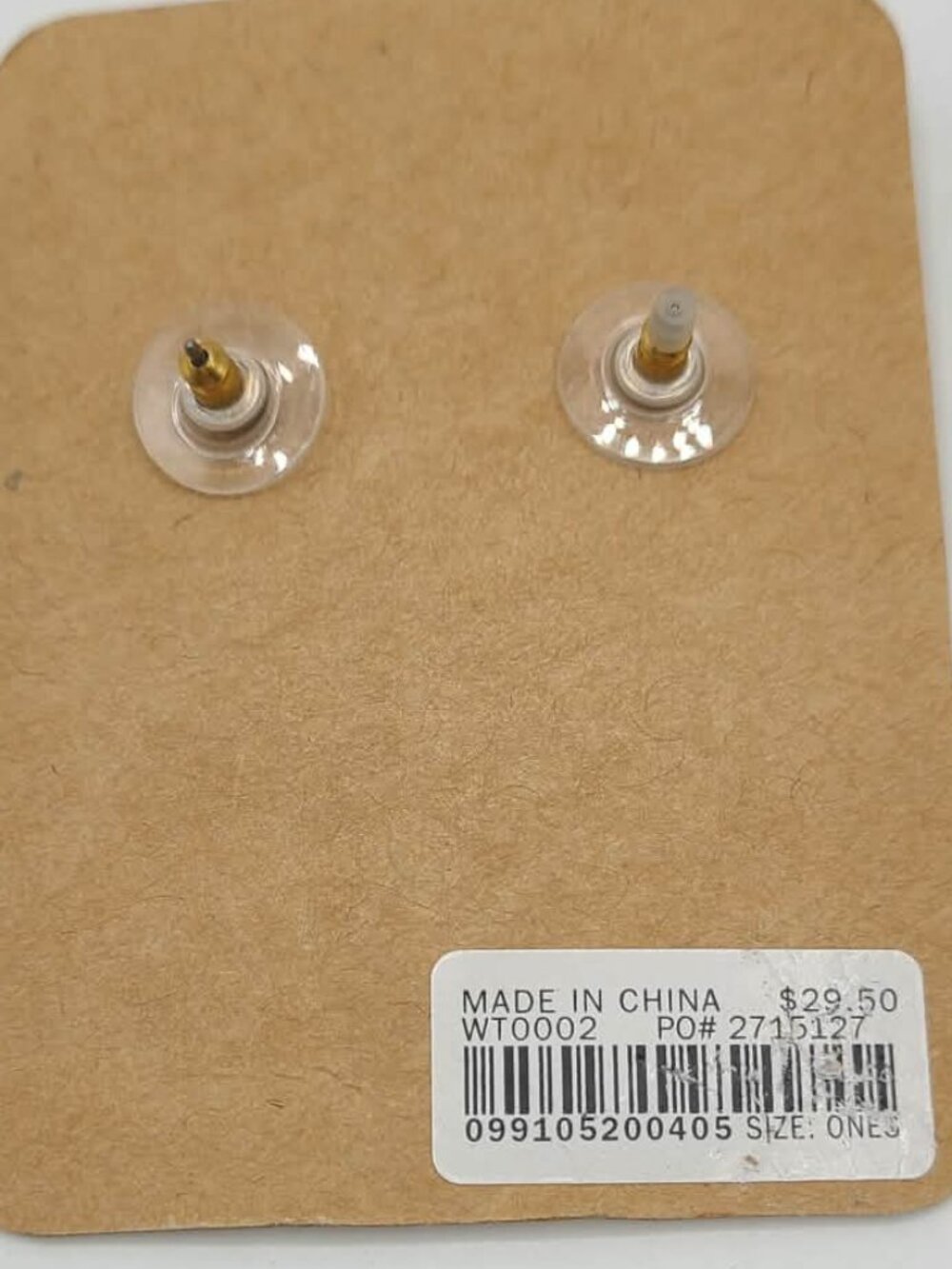 J Crew White Enamel Gold Tone Flower Earrings NWT - Picture 2 of 5